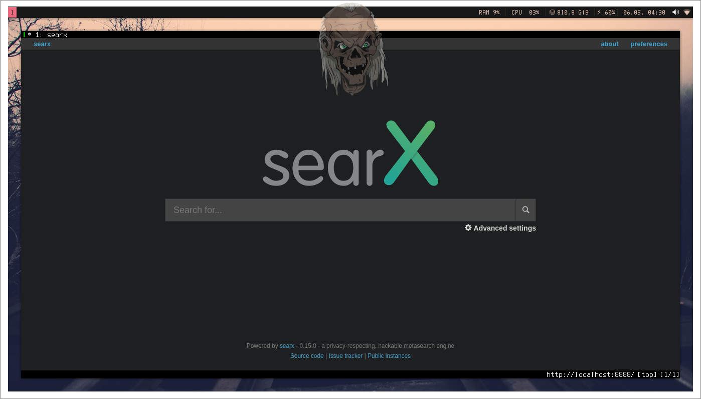 Searx: A tale from the Droid Crypt
